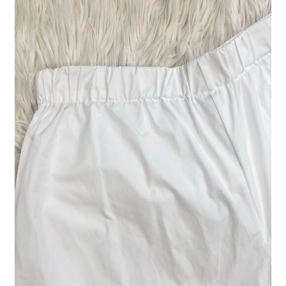 Planet by Lauren G White Apron Gaucho Pants Size 2 Lagenlook Oversized SZ 8 - 10 - Picture 12 of 14